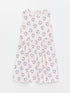 LC Waikiki Crew Neck Patterned Girl Dress